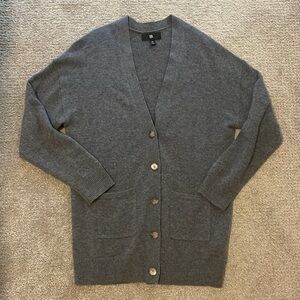 NWOT Banana Republic Gray Cashmere Cardigan XS